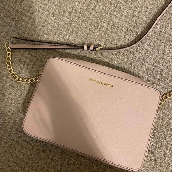 Michael Kors Handbags - pink michael kors crossbody